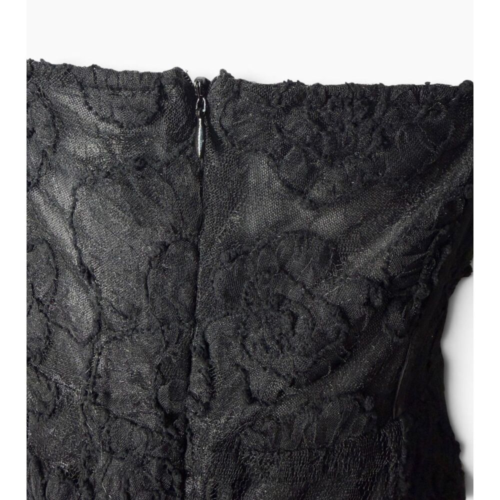 Lulus Black Lace Floral Sleeveless Maxi Dress XXL - Picture 7 of 12